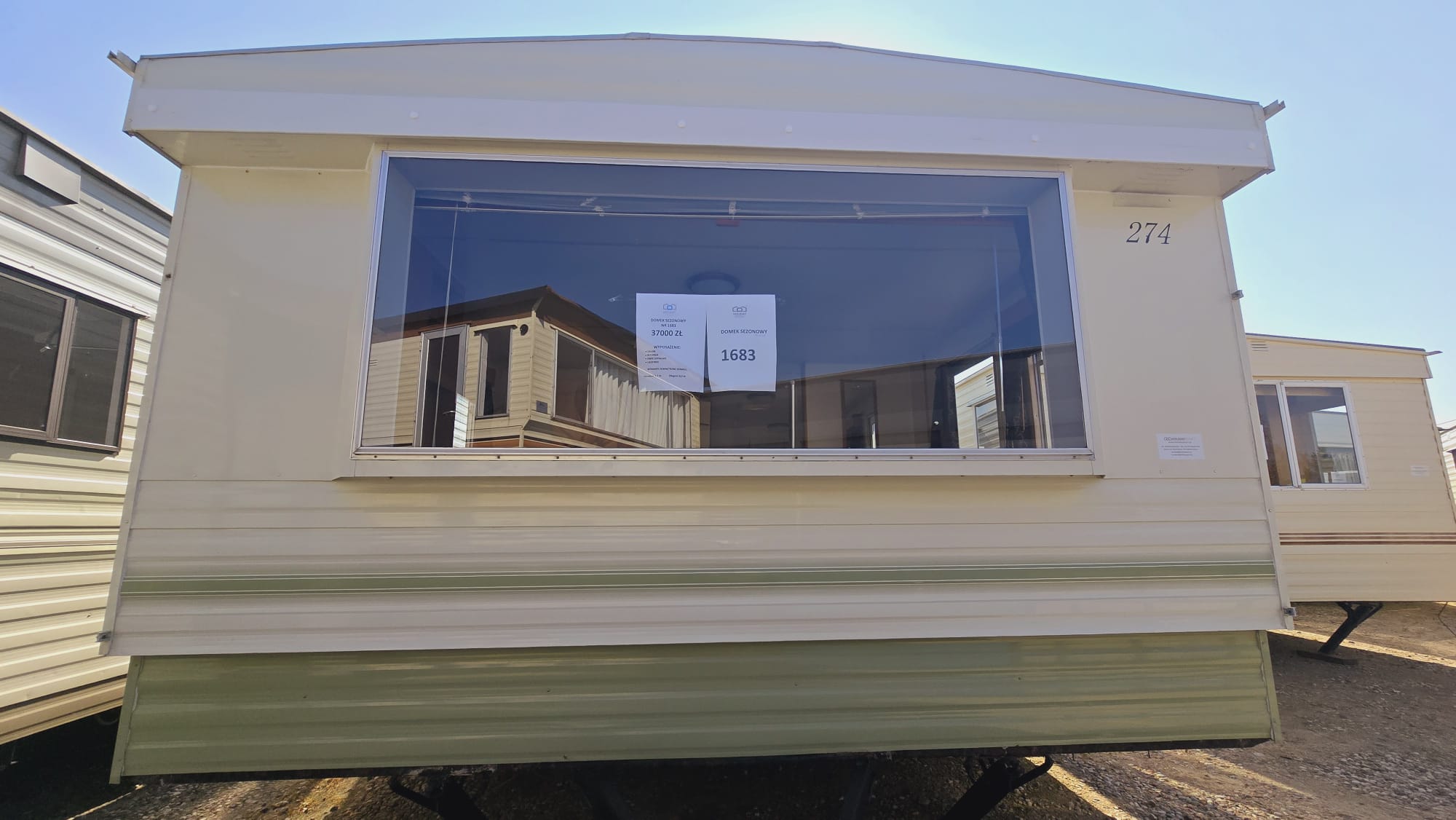 NOWA DOSTAWA!!! DOMEK HOLENDERSKI SEZONOWY 2 – SYPIALNIANY NR&nbsp;1683 3,7 m x&nbsp;8,5 m